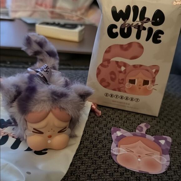 NWT Popmart wild but cutie purple.